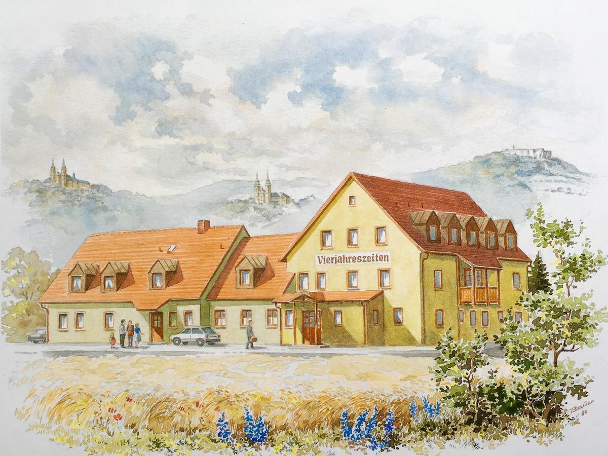 Hotel Garni Vierjahreszeiten Bad Staffelstein Exterior photo
